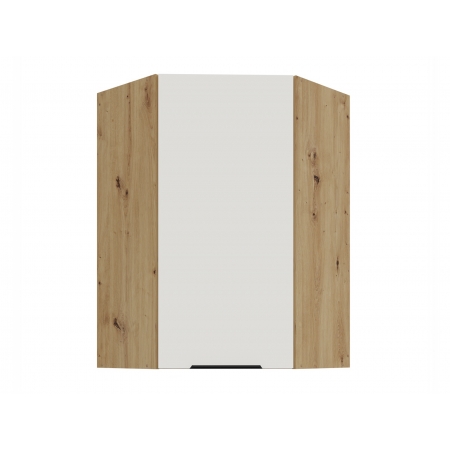 Szafka narożna górna 60 cm AURO WH/AR 60x60 GN-90 1F 45 antyfinger
